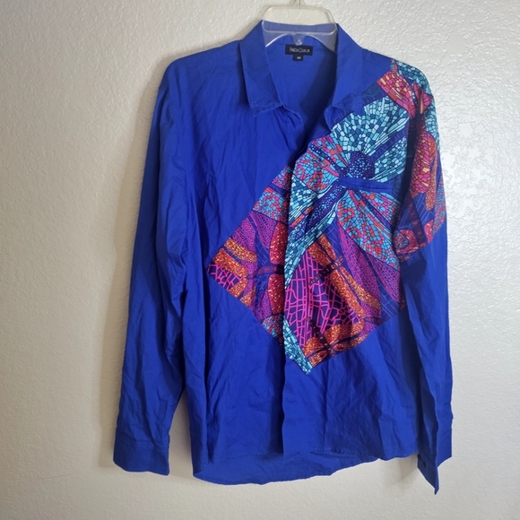 Pineda Covalin men's button down shirt Art To Wear Mexico Sz Xl - Picture 1 of 9